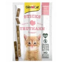 Ласощі палички з індичкою та кальцієм для кошенят Gimpet Sticks 3 шт