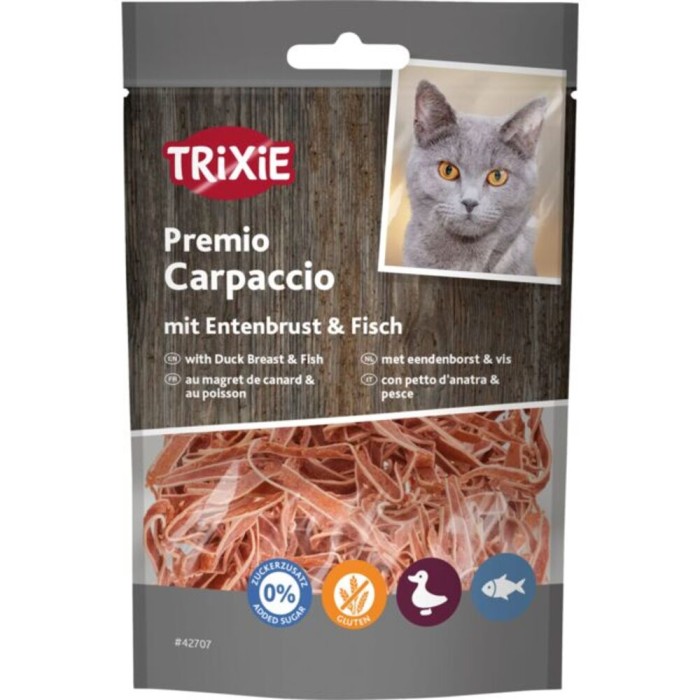 Лакомство для кошек"Carpaccio" TRIXIE (утка+рыба)20гр