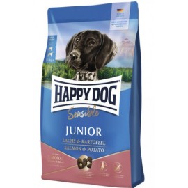 Happy Dog Sens Junior Lachs для собак от 7 до 18 месяцев, с лососем, 1..