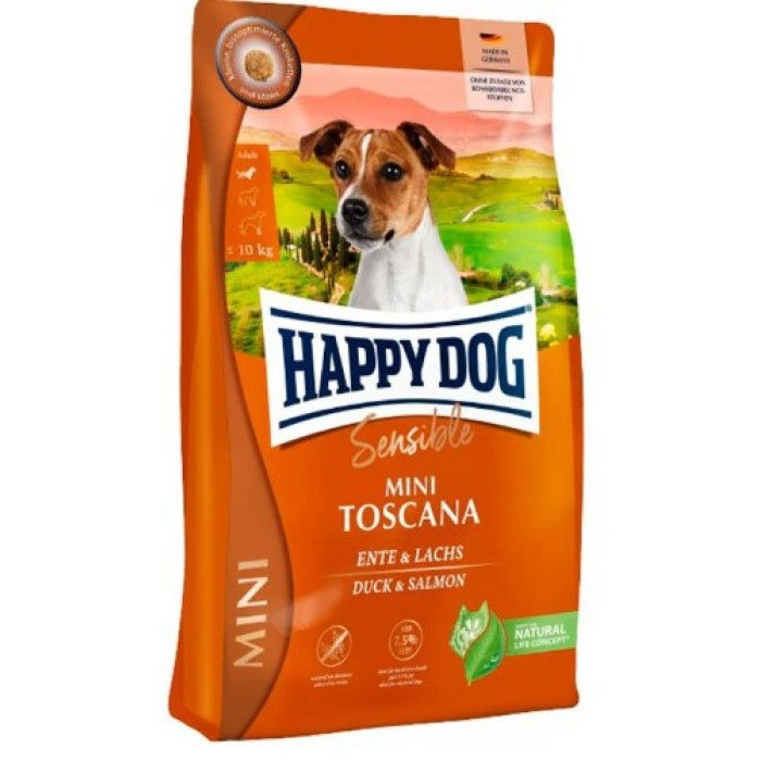 Happy Dog Mini Toscana - сухий корм Хепі Дог Тоскана для маленьких порід собак 4кг