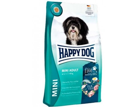 Happy Dog Fit and Vital Mini Adult - корм Хэппи Дог для собак малых пород , 4кг