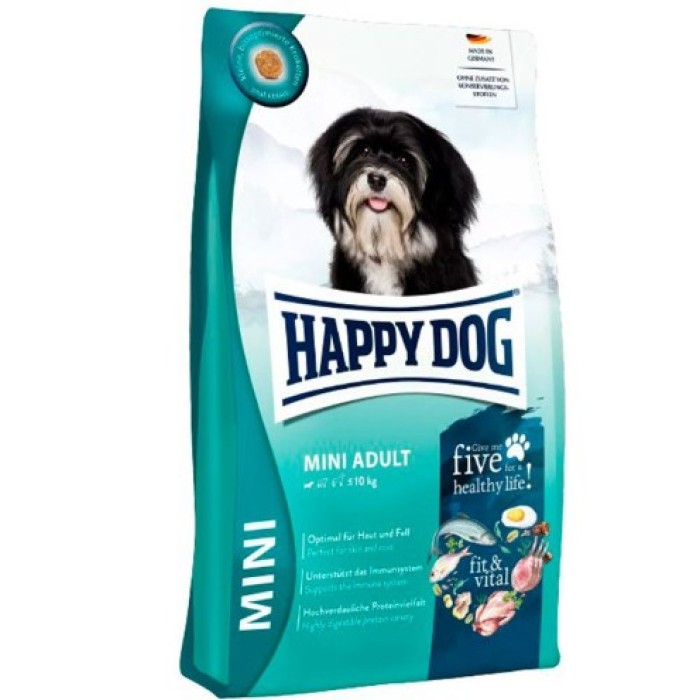 Happy Dog Fit and Vital Mini Adult  - корм Хепі Дог для собак малих порід, 4кг