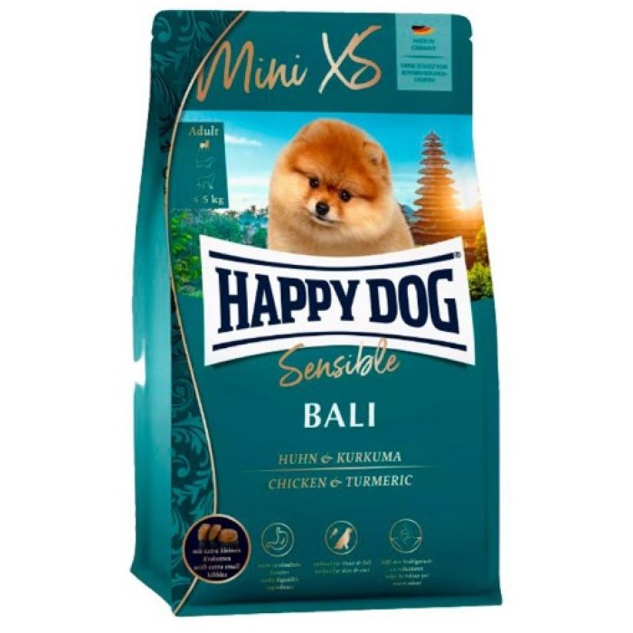 Happy Dog Mini XS Bali - сухой корм Хэппи Дог Бали для маленьких пород собак 1,3 кг
