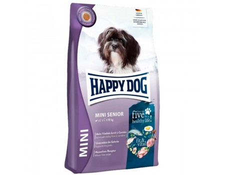 Happy Dog Fit and Vital Mini Senior - корм Хэппи Дог для пожилых собак малых пород, 4 кг