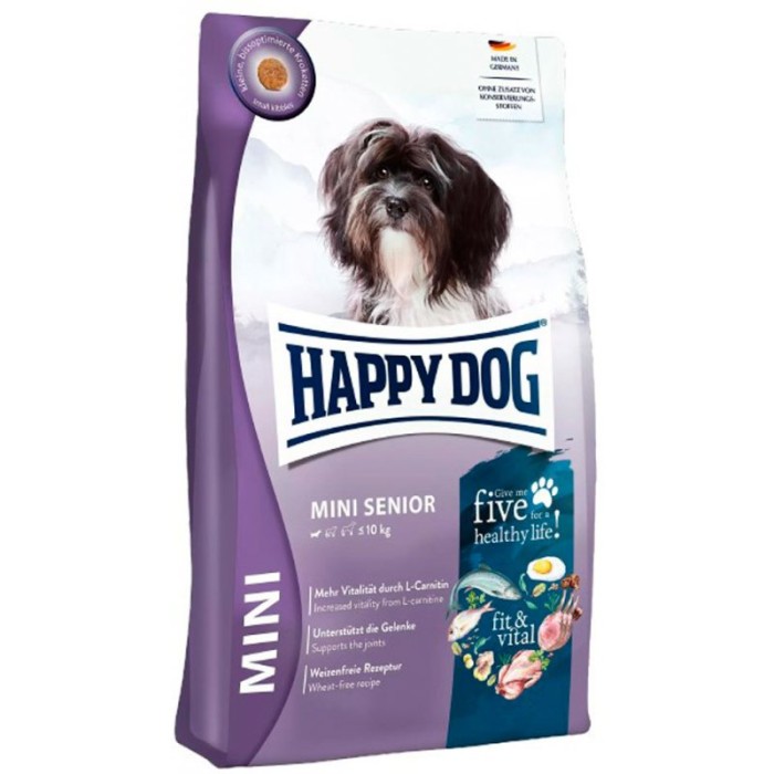 Happy Dog Fit and Vital Mini Senior - корм Хепі Дог для літніх собак малих порід, 4 кг