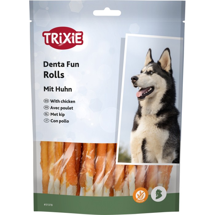 Жувальні палички для собак TRIXIE - Denta Fun, 12см, упак.30 шт