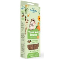Ласощі для гризунів Природа «Трав'яні снеки» 60 г (календула та морква)