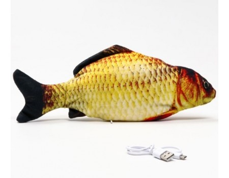 Игрушка Золотая Рыбка Кои вибро 30 см