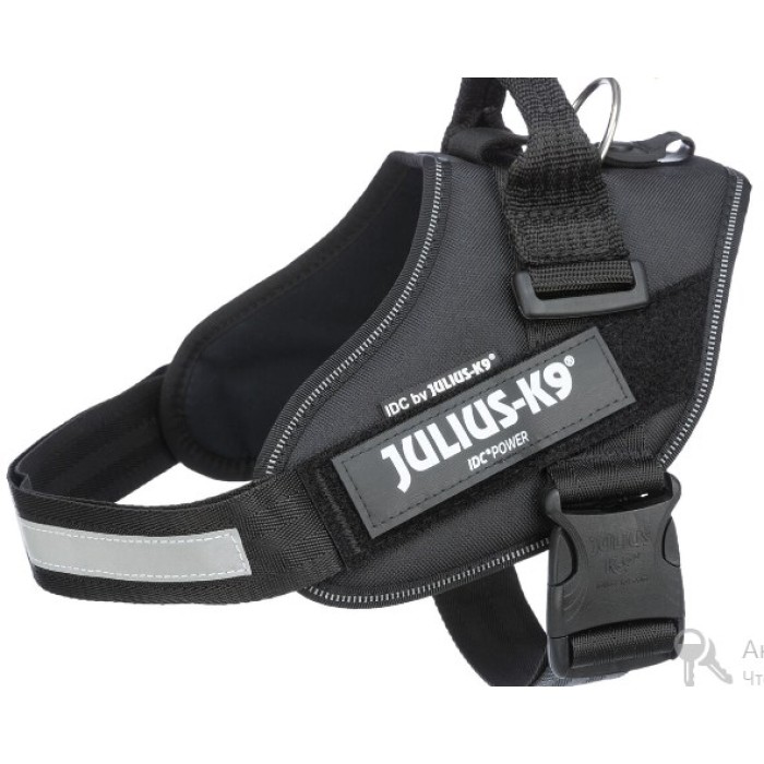 Шлея тренувальна Julius-K9 IDC  XL/2: 71-96см/50мм,чорний