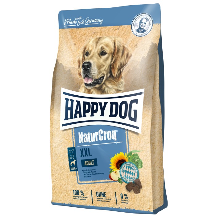 Happy Dog NATUR CROQ ADULT XXL корм для собак великих та гігантських порід 15кг