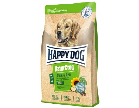 Happy Dog NaturCroq сухой корм для собак, ягненок и рис, 4 кг
