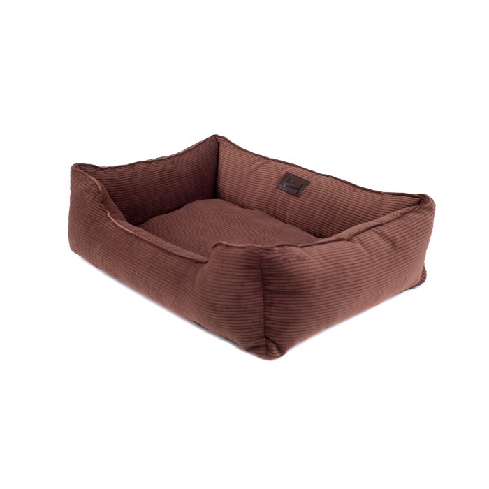 Лежак Harley and Cho Dreamer Brown Velvet, коричневый, XXL