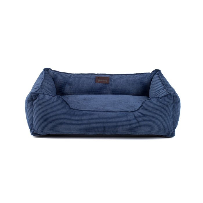 Лежак Harley and Cho Dreamer Denim Velvet, синий, XL