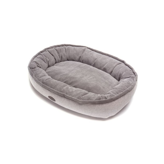 Лежак Harley & Cho Donut Soft Touch Grey L 100х70х21 см