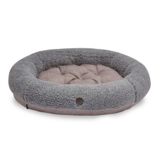  Лежак Harley And Cho Bagel Fur Gray S