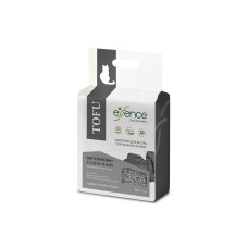 Наполнитель для кошачьего туалета Essence с тофу, с углем, 6 л