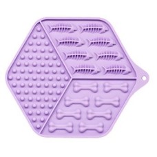 Килимок-годівниця WahoPet licky mat силіконовий, фіолетовий