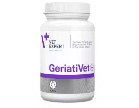 VetExpert GeriatiVet Cat Комплекс вітамінів та мінералів для кішок зрілого віку. 60капс