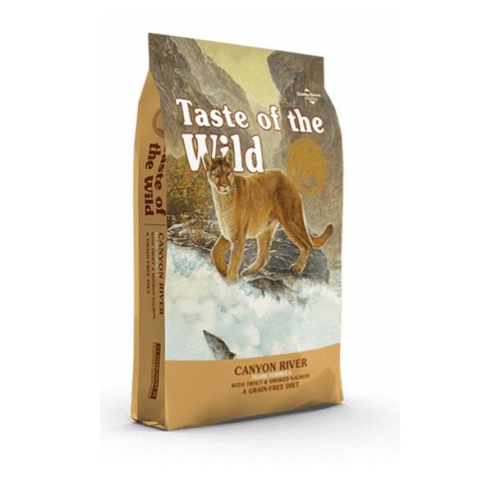 Taste of the Wild Canyon River Feline Formula - Сухий корм для кішок всіх порід та вікових груп з фореллю та копченим лососем, 2 кг