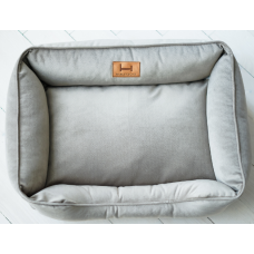 Лежак Harley and Cho Dreamer Velur Gray, серый, S