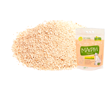 Гигиенический наполнитель "Мафин Премиум" 4,5 л (размер гранул "мелкий")
