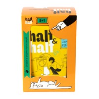 Набор Half&Half влажный корм для взрослых кошек, кусочки с лососем в ​​желе, паучи, (5+1)х100 г