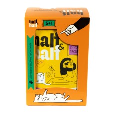Набір Half&Half вологий корм для дорослих котів, шматочки з качкою у соусі, паучі, (5+1)х100 г