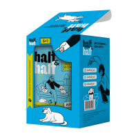 Набор влажных кормов Half&Half "5+1" для щенков, кусочки с индейкой в ​​соусе, паучи, 6 шт*100 г