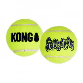 Игрушка KONG воздушная пищалка теннисный мячик XS, 3 шт, 4,1 см..