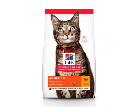 Hills Feline Adult корм для взрослых кошек с курицей NEW - 3 кг
