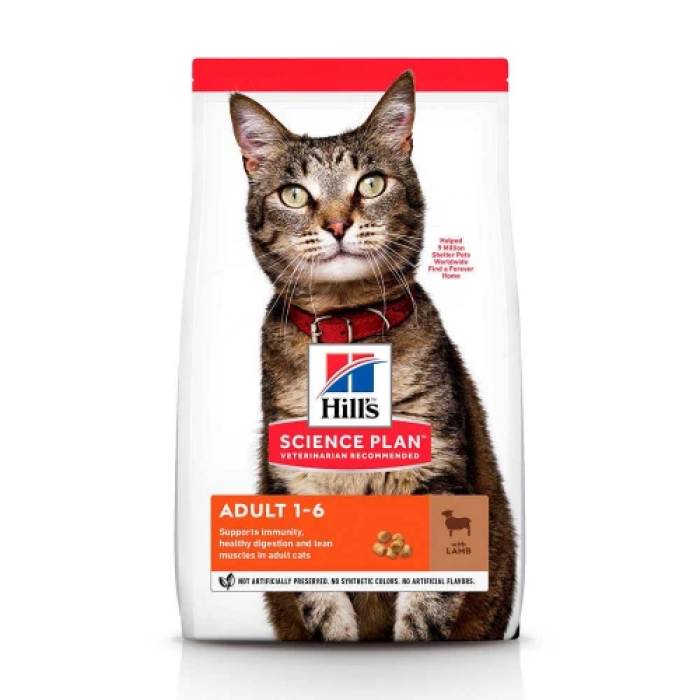 Hills Feline Adult корм для дорослих кішок з ягням - 3 кг
