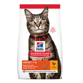 Hills Feline Adult корм для взрослых кошек с курицей NEW - 15 кг..