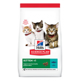 HILL'S SCIENCE PLAN Kitten сухой корм для котят с тунцом - 1.5 кг..
