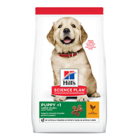 Hills SCIENCE PLAN Puppy Large Breed Ch сухой корм для щенков крупных пород  с курицей - 14.5 кг