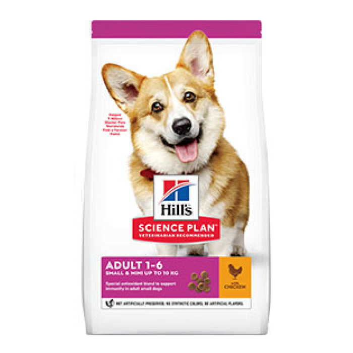Hills SCIENCE PLAN Adult Small & Mini - сухой корм для взрослых собак мини пород с курицей -1.5 кг