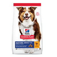 Hills SCIENCE PLAN Mature  Adult 7+ Medium  сухой корм для пожилых собак средних пород, с ягненком и рисом - 14 кг