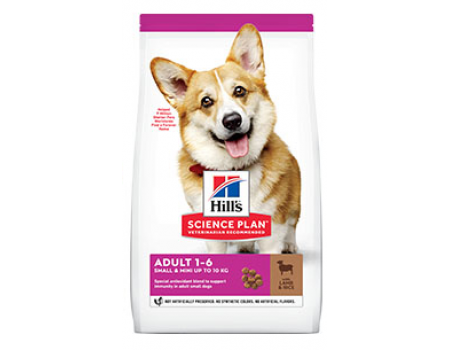 Hills SCIENCE PLAN Adult Small & Mini Сухой корм для собак с ягненком и рисом - 1,5 кг NEW