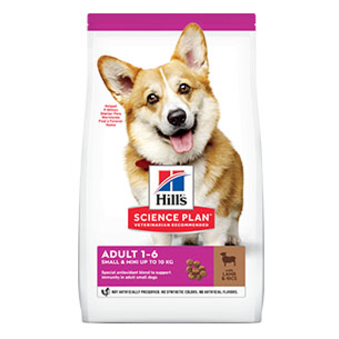Hills SCIENCE PLAN Adult Small & Mini Сухой корм для собак с ягненком и рисом - 6 кг NEW