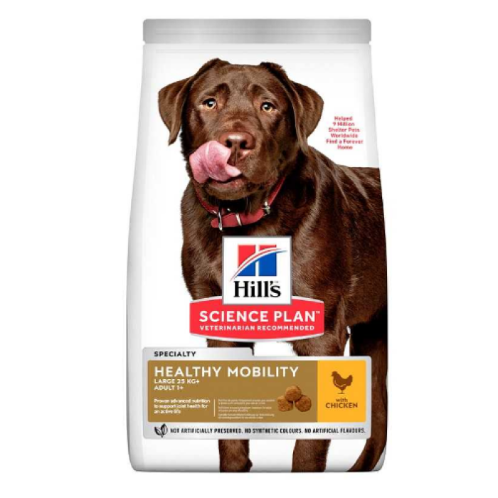 Hills SCIENCE PLAN Adult Healthy Mobility Large Breed Сухий корм з куркою для дорослих собак великих порід від 1 року, 14 кг