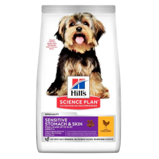 Hills SP Adult Sensitive Stomach & Skin Small & Mini Care Сухой корм с курицей для взрослых собак мелких пород с чувствительным пищеварением,  6 кг