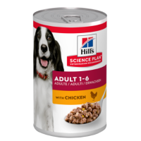  Hills Science Plan Canin Adult Ch для взрослых собак с курицей - паштет, 370г