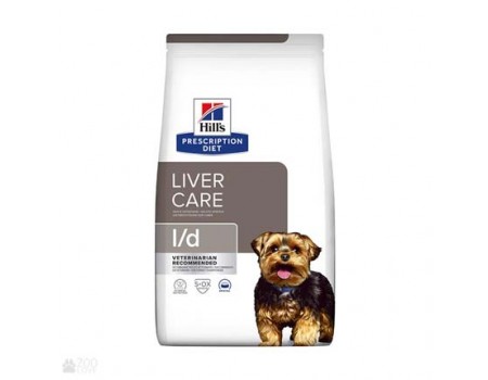 Hill's Prescription Diet Canine L/D Liver Care, корм для собак із захворюваннями печінки - 1.5 кг