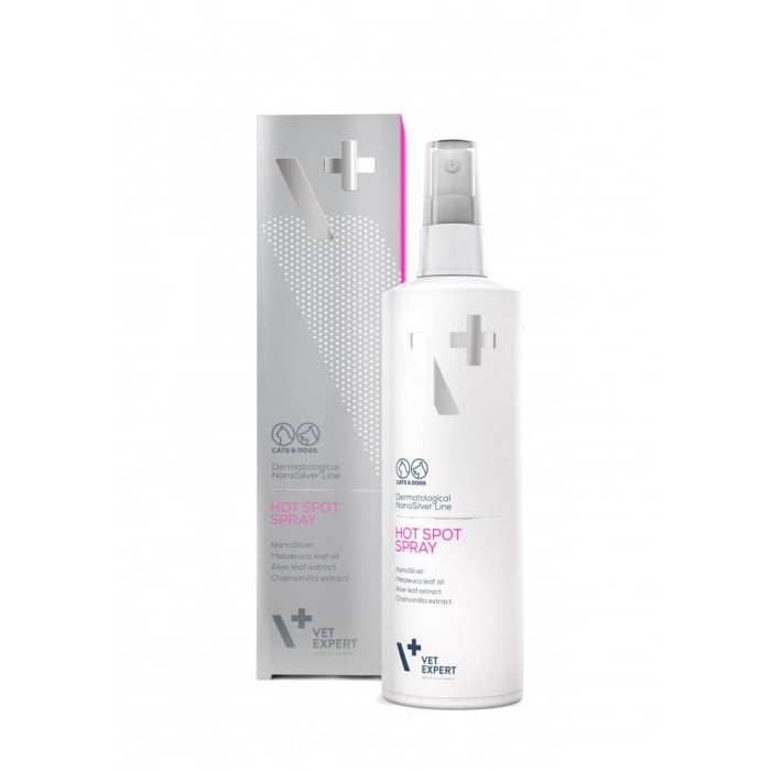 Vet Expert NanoSilver Hot Spot spray НаноСеребро спрей для горячих точек и мест поражения кожи, 100 мл