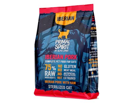 Сухий корм PRIMAL SPIRIT IBERIAN HAM, для котів, з іберійською свининою та шинкою, 1 кг