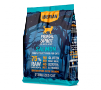 Сухой корм PRIMAL SPIRIT IBERIAN SALMON, для кошек, с иберийской свини..