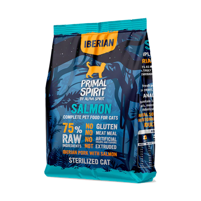 Сухий корм PRIMAL SPIRIT IBERIAN SALMON, для котів, з іберійською свининою та лососем, 1 кг