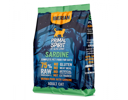 Сухий корм PRIMAL SPIRIT IBERIAN SARDINE, для котів, з іберійською свининою та сардиною, 1 кг