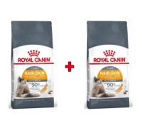 Акция! Сухой корм для кошек Royal Canin HAIR&SKIN CARE 4kg + FCN HAIR&..