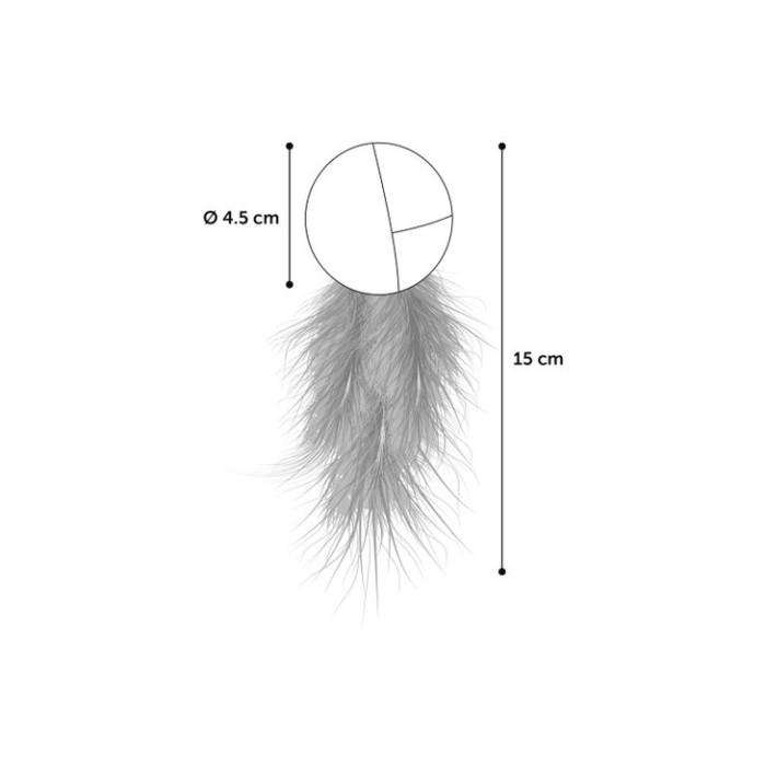 Игрушка для кошек Flamingo Vinta Ball with Feathers ФЛАМИНГО ВИНТА, мяч с кошачьей мятой, шуршащая, 4.5 см