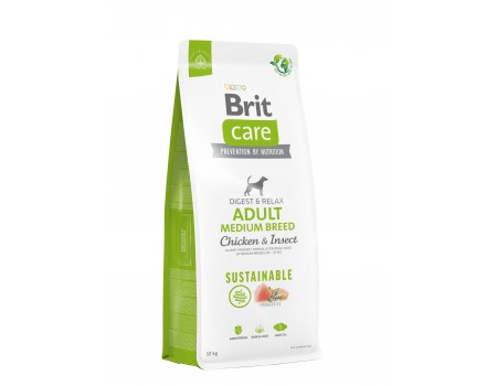 Brit Care Dog Sustainable Adult Medium Breed, 12 kg